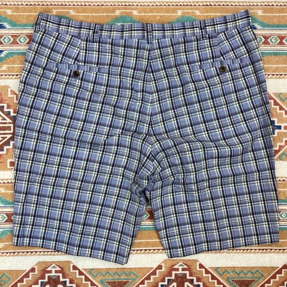 Brooks Brothers Bermuda Purple Blue Plaid Shorts - Picture 3 of 4